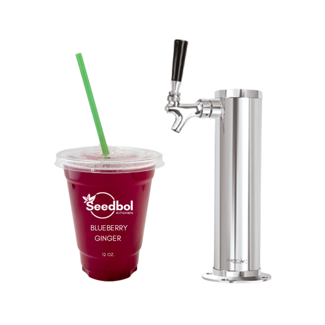Kombucha Seedbol Blueberry & Ginger (ON TAP)